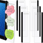 Zonon 6 Pieces Computer Monitor Notes Screen Monitor Memo Board Sticky Note Holder Message Board Computer Side Panel for Office Home Desktop Left and Right