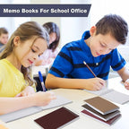 Thenshop 100 Pads Spiral Memo Pads Bulk 3 x 5 Inch Small Pocket Notepad Top Bound Lined 60 Sheets Mini Notebooks for School College Office Home Supplies (Multicolored)