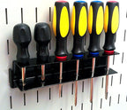 Wall Control KT-400-WRK B Slotted Tool Board Workstation Accessory Kit for Wall Control Pegboard Only, Black