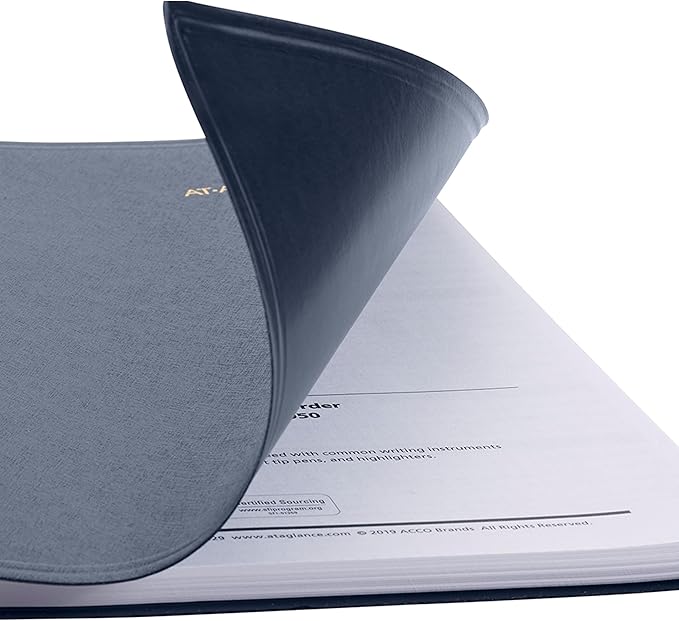 AT-A-GLANCE 2026 Appointment Book Planner, Weekly, 8-1/4" x 11", Large, Navy (709502026)