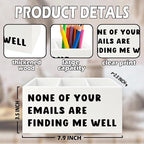 XPH Funny Office Pen Pencil Holder Organizer for Desk, Sarcastic Gifts for Women Men, Funny Coworkers Gifts Wooden Box Sign for Home Office Desk Tabletop Decorations