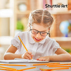 Shuttle Art Wood-Cased #2 HB Pencils, 1000 Pack Sharpened Yellow Pencils with Erasers, Bulk Pack Graphite Pencils for School and Teacher Supplies, Writing, Drawing and Sketching