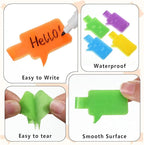 50 Pieces Cable Labels Multi Color Cord Wire Labels, Cable Tags and Wire Tags for Management and Classify for Electronics, Computers and More(Simple Style)