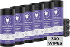 Swanky Cables Screen Cleaner Wipes: Electronic Wipes for Screens - Computer Screen Wipes for Lens, Phone, Tv Screen and Monitor Cleaning - Tech Wipes & Microfiber Cloth (Canister, 300 Count)