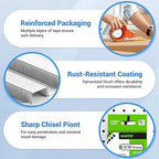 meite JT21 Staples, 5/16 Inch Galvanized Fine Wire Staples for Staple Gun - 1,600 Counts, 7/16" Crown JT21 Staple Refill, Ideal for Upholstery, Crafts, Furniture