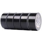QILIMA Heavy Duty Duct Tape, Professional Grade Duct Tape for Photographers, Industrial, Professional Use, 2 Inch X 30 Yards, 5 Rolls Black