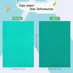 105 Pcs Carbon Transfer Paper 11.7 x 8.3 Inch Tracing Carbon Graphite Copy Paper with Embossing Stylus Tracing Stylus Dotting Tools for Cloth Wood (Black, Blue, White, Green, Red, Yellow)