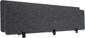 2 Pack Polyester Desk Dividers, Soundproof Room Divider Office Furniture Partitions, Privacy Desk Panel with Clamps, Stand Up Freestanding Desk Privacy Panel for Office Classroom(60" x 16")