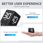Exlliy Productivity Timer 1, 5, 10, 30, 60 Minutes Preset, Desk Cube Timer with Gravity Sensor/Mute/Vibration for ADHD, Work, Study, Kitchen, Back to School (1, Black)