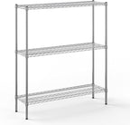 Regal Altair 14" Deep x 48" Wide x 54" Height Wire Shelving Kit | 3-Tier | NSF Commercial Storage Rack Unit