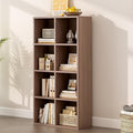 OSCHF 8-Cube Storage Shelf Bookcase - Wooden 4-Tier Floor Standing Open Bookshelf for Home and Office, Cuby Orgainzer, Walnut