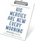 APIILVPQ Christian Clipboard，Bible Clipboards with Low Profile Clip for Office School Use, Religious Wooden Clip Boards for Nurses Teachers Students - A07