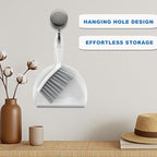NBGYTECH Mini Broom and Dustpan Set Small Dust pan & Brush Set Portable Cleaning Tools for Home Office RV Camping Learning (Grey)