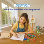 Neliblu Pencil Sharpeners - Plastic Pencil Sharpener for Kids with Metal Blades - Portable and Colored Manual Pencil Sharpener - Back to School Essential - Bulk Pack of 120
