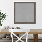 Amanti Art Grey Framed Magnetic Board 22x22 Medium Vision Board for use with Magnets, 100% Metal Sheet to Display Items as Office Decor or for Home Organization in mudroom, Kitchen or Kids Room