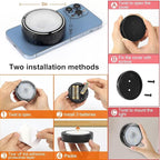 LED Puck Lights with Remote Battery Operated Under Cabinet Lighting Wireless Stick on Lights Color Changing Timer Tap Lights for Cabinets Shelves Closets Display Case - 6Pack Black