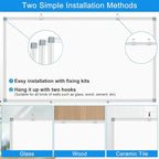 White Board Dry Erase Whiteboard for Wall 72x40 Aluminum Presentation Magnetic Whiteboards with Long Pen Tray, 12 Magnets, 3 Markers & 1 Eraser