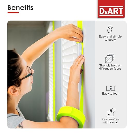 DEART Colored Masking Painters Labeling Tape Masking Tape 1 inch Color Painter Tapes for Arts & Crafts Labeling or Coding, Art Supplies Color Tape Rolls, Colorful Craft Tapes