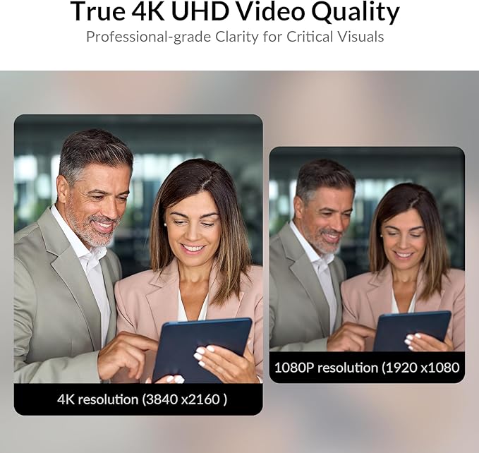 4K Conference Room Camera System, AI Auto-Tracking PTZ Camera 15x Zoom(3x Optical) with Bluetooth Speakerphone Set, 120° Wide-Angle, 16-Foot Mic Pickup, for Zoom YouTube Teams OBS and More