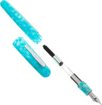 Conklin All American Fountain Pen in Turquoise Serenity – Stub Nib, Artistic Design & Superior Craftsmanship – Ideal Gift for Calligraphers & Pen Collectors