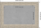 Amanti Art Silver Framed Magnetic Board 27x39 Large Vision Board for use with Magnets, 100% Metal Sheet to Display Items as Office Decor or for Home Organization in mudroom, Kitchen or Kids Room