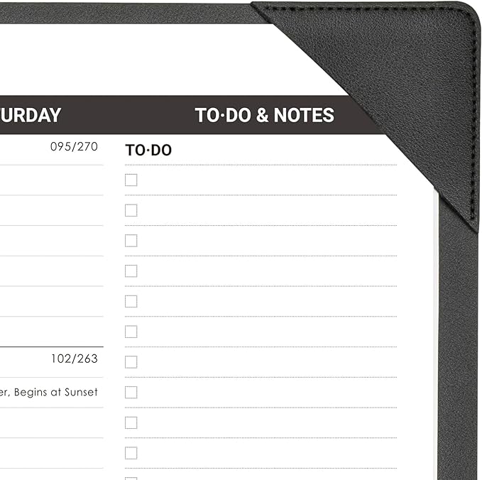Nekmit Large Desk Calendar 2026 with Desk Protecting Pad, Runs from Jan 2026 - Jun 2027, Office Supplies 21" x 16 1/2" Desktop Calendar for Life Planning or Organizing