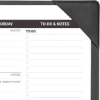 Nekmit Large Desk Calendar 2026 with Desk Protecting Pad, Runs from Jan 2026 - Jun 2027, Office Supplies 21" x 16 1/2" Desktop Calendar for Life Planning or Organizing