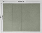 DECORITA Sage Green Cork Board Alternative | Large Pin Board Notice Board | Felt Bulletin Board for Office, Home & Classroom | Sage Green Office School Supplies | Felt Wall Tiles (12-Pack)