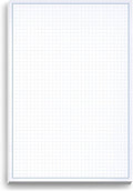 Graph Paper Pad for Blueprint Drawings, Drafting, Engineering Drawing, and Planning - Graph Paper 8.5x14 Blueprint Quadrille Grid Paper Pads with Blue Lines, High Brightness 50 Sheets (1-Pack)