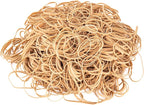 BILINNY Rubber Bands Size 33, Bulk Pack of 10lb (6,000) Tan Rubber Bands, 3.5"x1/8", Made In USA