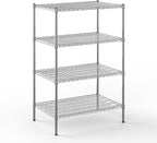 Regal Altair 24" Deep x 36" Wide x 54" Height Wire Shelving Kit | 4-Tier | NSF Commercial Storage Rack Unit