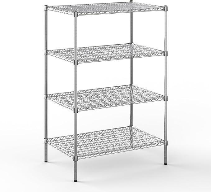 Regal Altair 24" Deep x 36" Wide x 54" Height Wire Shelving Kit | 4-Tier | NSF Commercial Storage Rack Unit