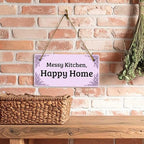 Signs ByLITA Lavender Personalized Hanging Wall or Door Sign (5 x 10") | Custom Signage for Your Home & Business