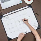Nekmit Large Desk Calendar 2026 with Desk Protecting Pad, Runs from Jan 2026 - Jun 2027, Office Supplies 21" x 16 1/2" Desktop Calendar for Life Planning or Organizing