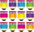 FaCraft 36PCS Name Plates for Classroom - Colorful Pencil Desk Name Tags with PET Film Waterproof Nameplates for Students Classroom Organization Decor Teacher Must Haves Back to School Supplies