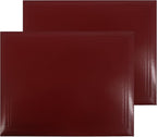GraduationMall 8.5"x11" Smooth Padded Diploma Cover Certificate Holder Maroon,2-Packs