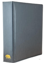 Ursae Minoris Estate Library Deluxe 4 Q-Ring Large Format Binder for Up to 1200 Sports/Trading Cards - Dark Gray