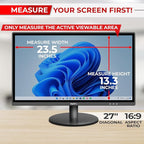SightPro 27 Inch 16:9 Computer Privacy Screen Filter for Monitor - Privacy Shield and Anti-Glare Protector
