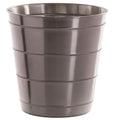 BINO Metal Waste Basket for Home, Office, Bathroom, Dorm, Kitchen and More | Trash Can Bin for Bedroom | Desk Trash Can | Home Essentials