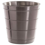 BINO Metal Waste Basket for Home, Office, Bathroom, Dorm, Kitchen and More | Trash Can Bin for Bedroom | Desk Trash Can | Home Essentials