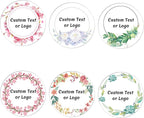 JOVELLO Personalized Custom Stickers - 60-1000 PCS Circle Custom Labels for Business, Logo, Office, Parties, etc (Labels Stickers-11)