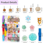 72-Piece Decorative Push Pins with Storage Box, Cute Assorted Cat, Flower & Heart Thumb Tacks for Bulletin Boards, Cork Boards, Cubicle Décor, Home & Office
