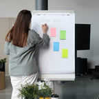 24 Pack Lined Sticky Notes 4X6 in Self Sticky Note Pads Colorful Post Stickies for Office, Home, School, Meeting, 50 Sheets/pad, (Light Color)