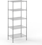 Regal Altair 21" Deep x 30" Wide x 74" Height Wire Shelving Kit | 5-Tier | NSF Commercial Storage Rack Unit