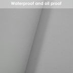 Zinkooat Leather Table Cover,1.8mm Thick,40x40 Inch Table Protector,Table Protector for Dining Room Table,Dining Table Cover,Table Cover Protector.(Gray+Gray,40x40)