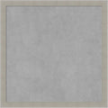 Amanti Art Grey Framed Magnetic Board 22x22 Medium Vision Board for use with Magnets, 100% Metal Sheet to Display Items as Office Decor or for Home Organization in mudroom, Kitchen or Kids Room