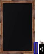 HBCY Creations Rustic Magnetic Wall Chalkboards (Torched Brown, 24 x 36 Inch)
