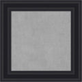 Amanti Art Black Framed Magnetic Board 16x16 X-Small Vision Board for use with Magnets, 100% Metal Sheet to Display Items as Office Decor or for Home Organization in mudroom, Kitchen or Kids Room
