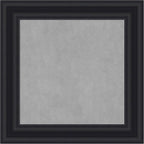 Amanti Art Black Framed Magnetic Board 16x16 X-Small Vision Board for use with Magnets, 100% Metal Sheet to Display Items as Office Decor or for Home Organization in mudroom, Kitchen or Kids Room