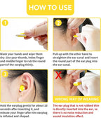 LYSIAN Ultra Soft Foam Earplugs Sleep 5 Pairs, 38dB Noise Reduction Ear Plugs for Sleeping, Snoring,Travel and Gun Shooting Range (Yellow/White)